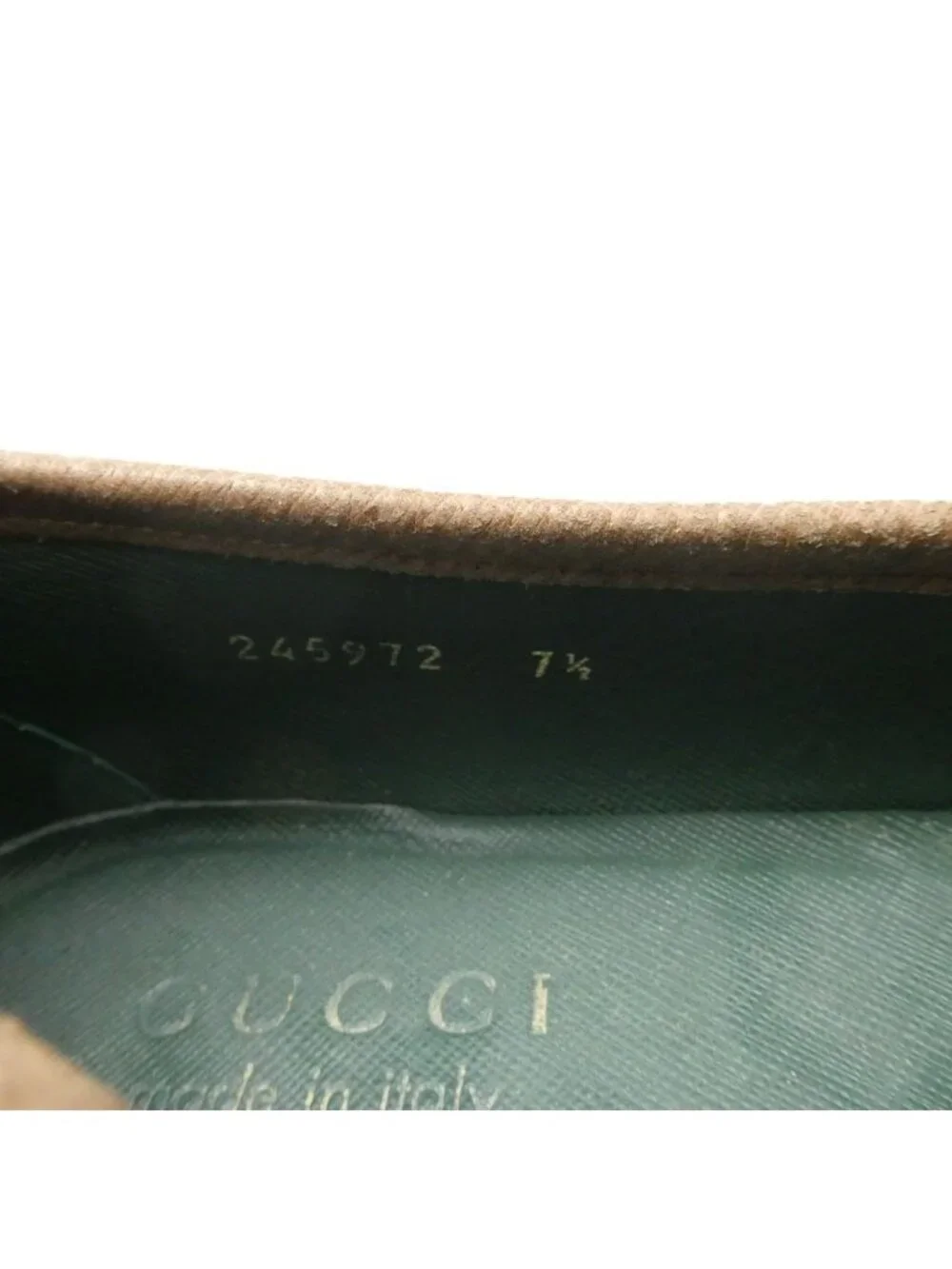 Gucci Horsebit Loafers Shoes Flat 7.5